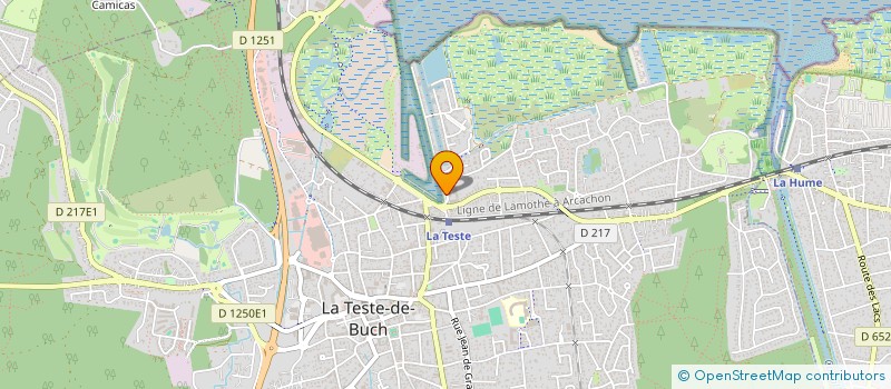 localisation de l'entreprise RESTAURANT DU PORT à LA TESTE-DE-BUCH