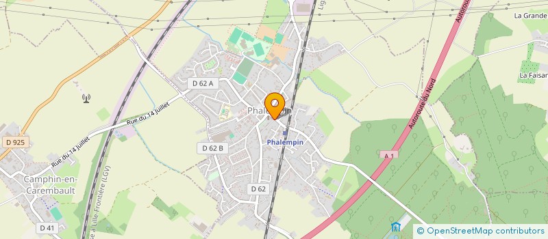 localisation de l'entreprise RESTAURANT DU SAINT HUBERT  PHALEMPIN