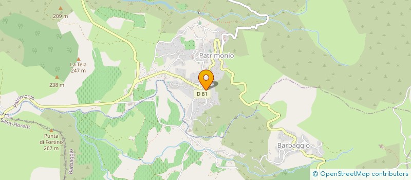 localisation de l'entreprise RESTAURANT DU VIGNOBLE à PATRIMONIO