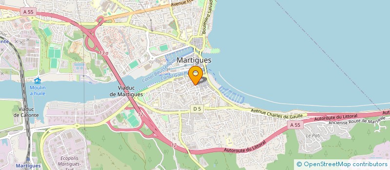 localisation de l'entreprise RESTAURANT DUMORTIEZ  MARTIGUES