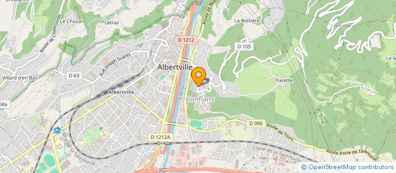 localisation de l'entreprise RESTAURANT ECOLES PRIMAIRES à ALBERTVILLE