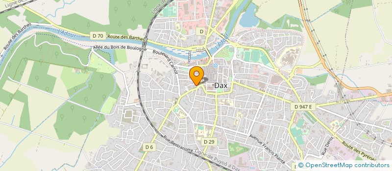 localisation de l'entreprise RESTAURANT EL MESON à DAX