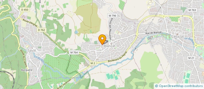 localisation de l'entreprise RESTAURANT ENFANTS BLANZAT  BLANZAT