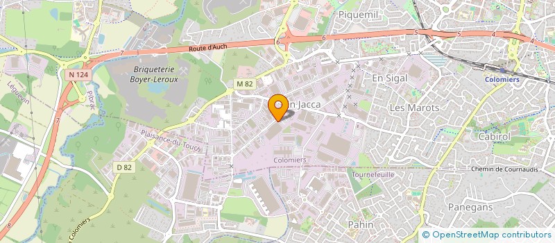 localisation de l'entreprise RESTAURANT ENTREPRISE SEITA ALTADIS à COLOMIERS