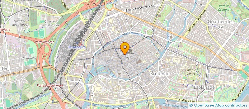 localisation de l'entreprise RESTAURANT ET CAVEAU DE LA CATHEDRALE à STRASBOURG