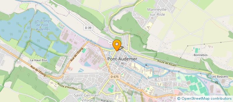 localisation de l'entreprise RESTAURANT ETOILE  PONT-AUDEMER