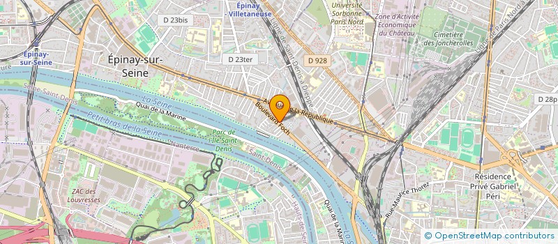 localisation de l'entreprise RESTAURANT FOCH  EPINAY-SUR-SEINE