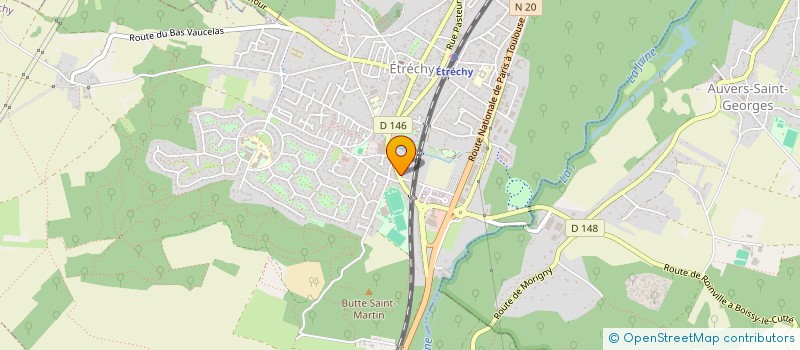 localisation de l'entreprise RESTAURANT FU QI  ETRECHY