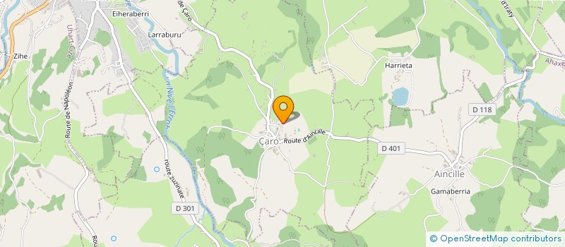 localisation de l'entreprise RESTAURANT GAMIA  BUSSUNARITS-SARRASQUETTE