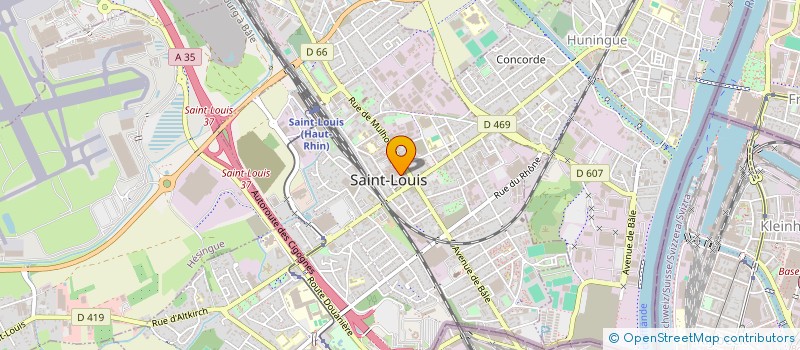 localisation de l'entreprise RESTAURANT GANESHA à SAINT-LOUIS