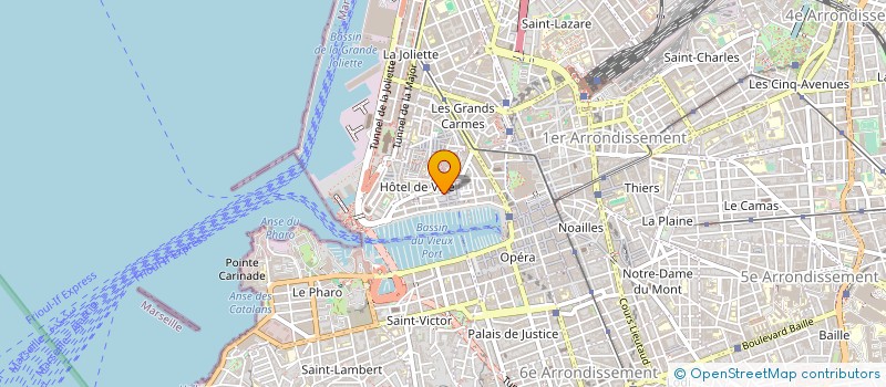 localisation de l'entreprise RESTAURANT GIBERT à MARSEILLE
