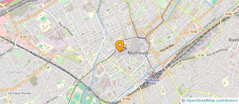 localisation de l'entreprise RESTAURANT GREC LE PARTHENON  MULHOUSE