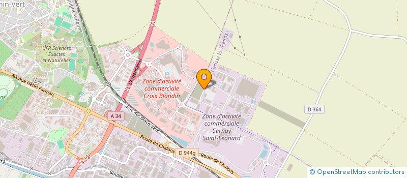 localisation de l'entreprise RESTAURANT HOUSE 2  CERNAY-LES-REIMS