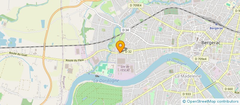 localisation de l'entreprise RESTAURANT HUE SARL à BERGERAC