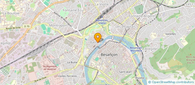 localisation de l'entreprise RESTAURANT INDIEN TANDOORI à BESANCON