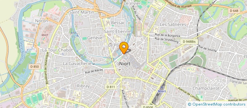 localisation de l'entreprise RESTAURANT INTER ADMINISTRATIF DE NIORT à NIORT