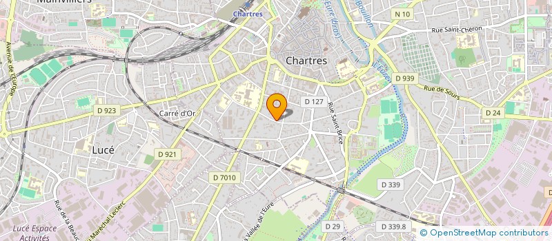 localisation de l'entreprise RESTAURANT INTER ENTREPRI POSTE CHARTRES à CHARTRES