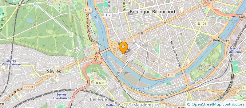localisation de l'entreprise RESTAURANT INTER ENTREPRISE BOULOGNE à BOULOGNE-BILLANCOURT