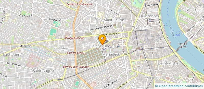 localisation de l'entreprise RESTAURANT INTER-ENTREPRISES CRSF POSTE à BORDEAUX