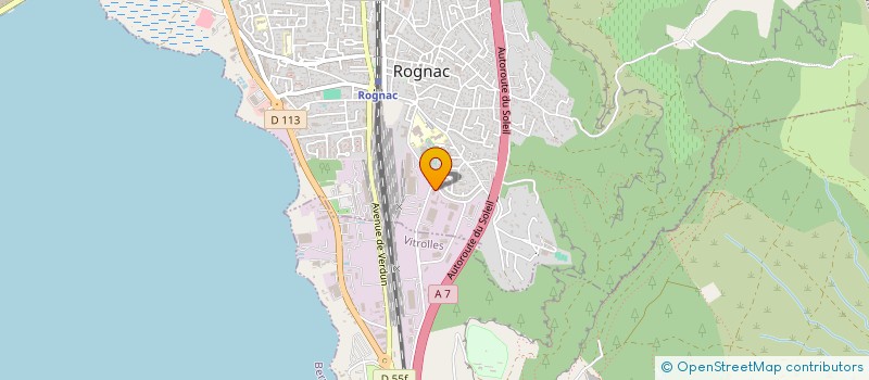 localisation de l'entreprise RESTAURANT INTER ENTREPRISES DE ROGNAC à ROGNAC