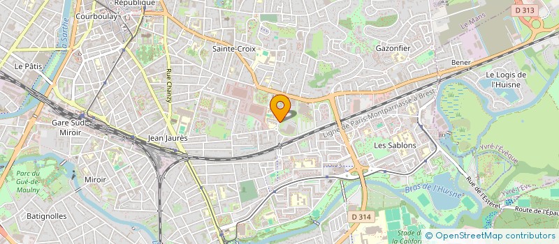 localisation de l'entreprise RESTAURANT INTER ENTREPRISES LA POSTE à LE MANS