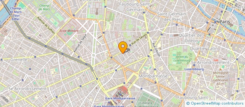 localisation de l'entreprise RESTAURANT INTER-ENTREPRISES ST-ROMAIN à PARIS 6