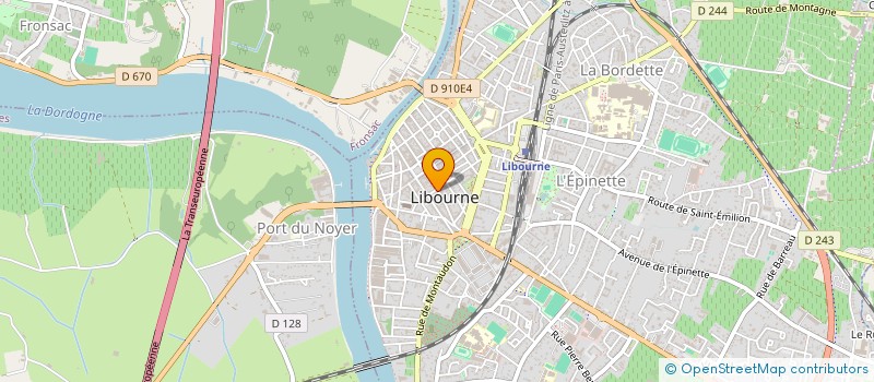 localisation de l'entreprise RESTAURANT INTERADMINISTRATIF LIBOURNE à LIBOURNE