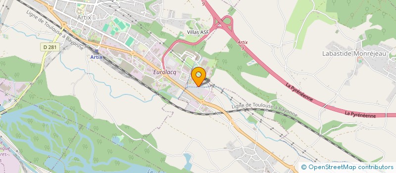 localisation de l'entreprise RESTAURANT INTERENTREPRISES DE LACQ à LACQ