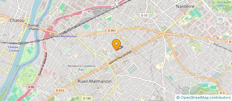 localisation de l'entreprise RESTAURANT INTERENTREPRISES LA MALMAISON à RUEIL-MALMAISON