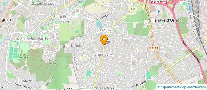 localisation de l'entreprise RESTAURANT JK AFRICONGO  VILLENAVE-D'ORNON