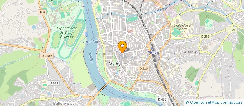 localisation de l'entreprise RESTAURANT JOSEPHINE à VICHY