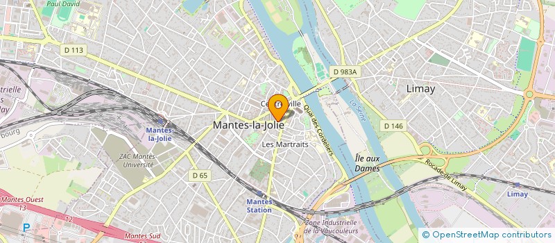 localisation de l'entreprise RESTAURANT K ET L L ARGANE  MANTES-LA-JOLIE