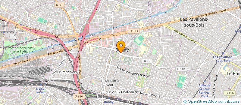 localisation de l'entreprise RESTAURANT KOBOON BONDY  BONDY