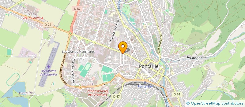 localisation de l'entreprise RESTAURANT L ADRESSE à PONTARLIER