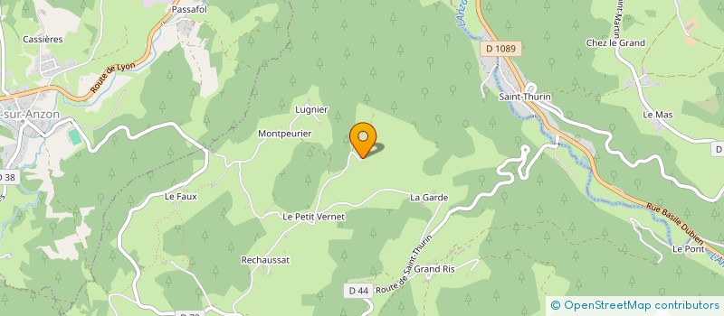 localisation de l'entreprise RESTAURANT L'ANZON  VETRE-SUR-ANZON