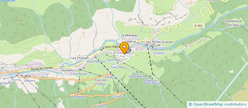 localisation de l'entreprise RESTAURANT L ARCELLE  VAL-CENIS