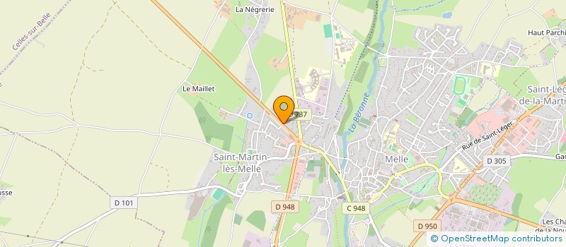 localisation de l'entreprise RESTAURANT L ARGENTIERE  MELLE