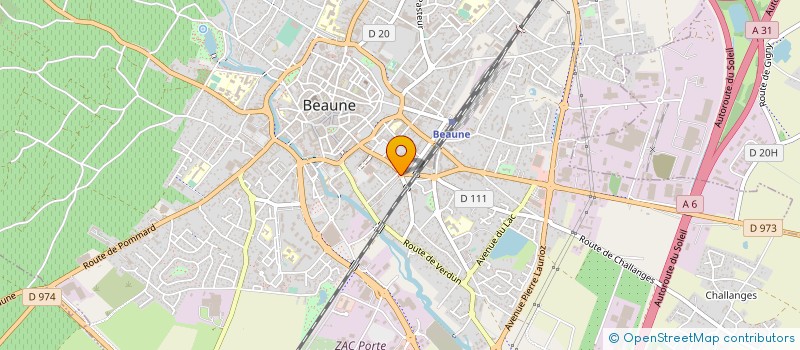 localisation de l'entreprise RESTAURANT L'ECUSSON à BEAUNE