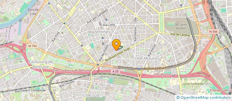 localisation de l'entreprise RESTAURANT L'EMPIRE à LILLE