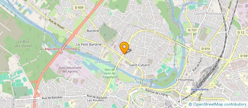 localisation de l'entreprise RESTAURANT L'ESPERANCE à ANGOULEME