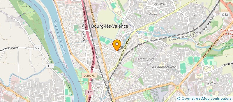 localisation de l'entreprise RESTAURANT L ETOILE à BOURG-LES-VALENCE