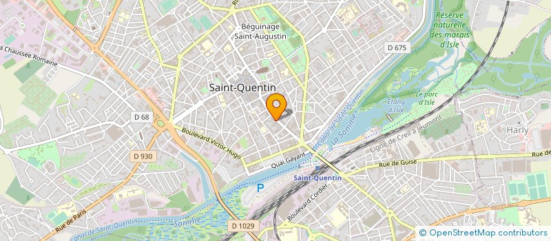 localisation de l'entreprise RESTAURANT L'HACIENDA à SAINT-QUENTIN