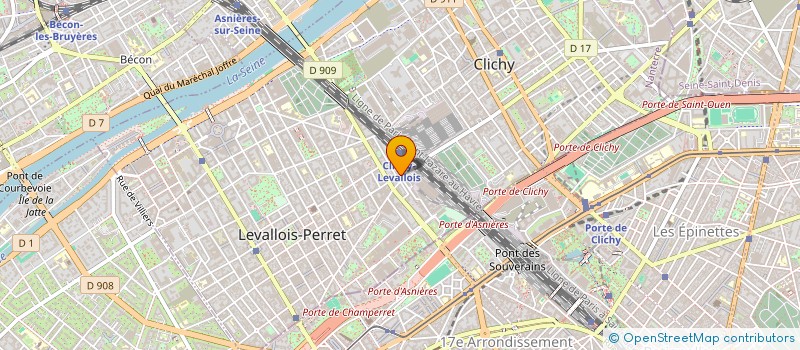 localisation de l'entreprise RESTAURANT L ORCHIDEE à LEVALLOIS-PERRET