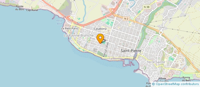 localisation de l'entreprise RESTAURANT LA CAYENNE à SAINT-PIERRE