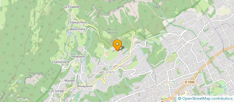 localisation de l'entreprise RESTAURANT  LA CHAPELLE  CORENC