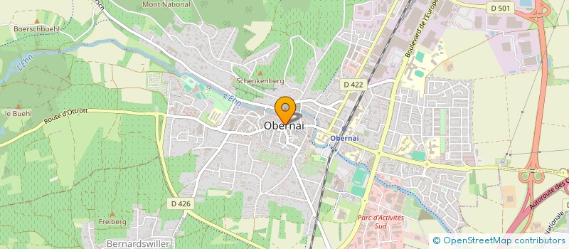 localisation de l'entreprise RESTAURANT LA CLOCHE  OBERNAI