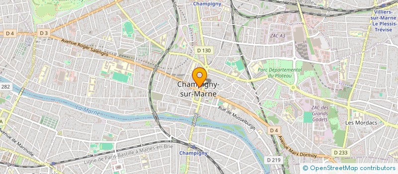 localisation de l'entreprise RESTAURANT LA FRAICHEUR  CHAMPIGNY-SUR-MARNE