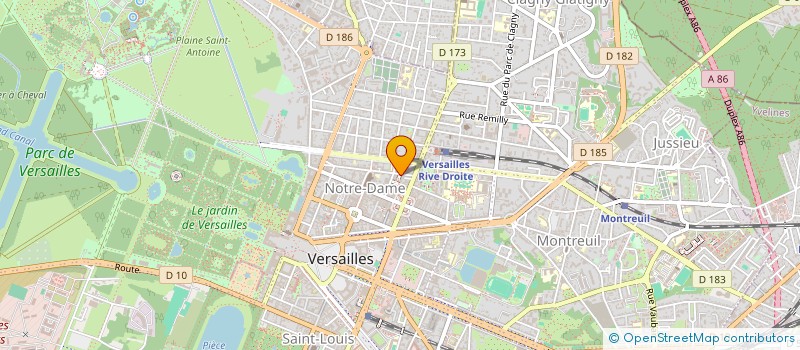 localisation de l'entreprise RESTAURANT LA GOELE à VERSAILLES