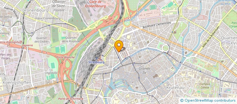 localisation de l'entreprise RESTAURANT LA PEPITE D OR à STRASBOURG