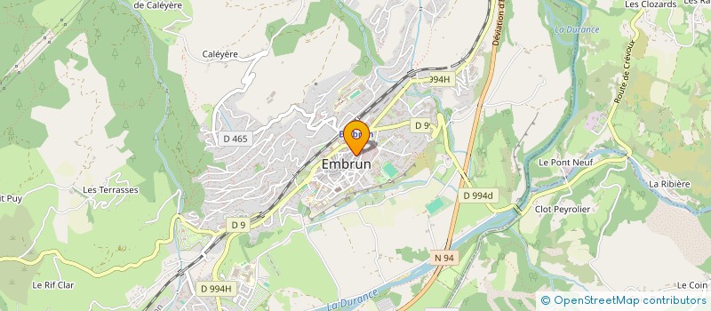 localisation de l'entreprise RESTAURANT LA PETITE AUBERGE à EMBRUN